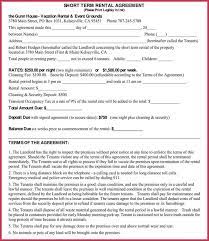 Rent contract of lease sample. Short Term Equipment Rental Agreement Pdf