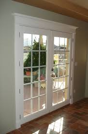 Door Moulding Ideas Replace These Plinth Blocks With Simple Square Ones To Shift This Glass Doors Interior French Doors Exterior Farmhouse Patio Doors