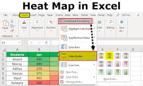 Heat Map In Excel Step By Step Guide How To Create Excel