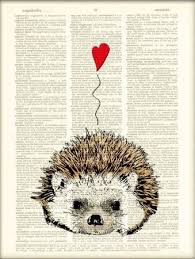 Happy In Love Hedgehog Art Click Here To Find Out More Http Googydog Com Book Art Hedgehog Art Art
