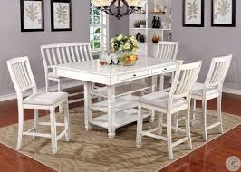 The table has got a. Kaliyah Antique White Counter Height Dining Room Set From Furniture Of America Coleman Furniture