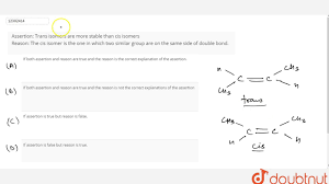 Organic Chemistry - Are Geminal Disubstituted Alkenes More Stable Than  Their Cis/Trans Isomers? - Chemistry Stack Exchange