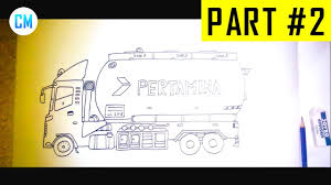 Gambar mewarnai truk gandeng download gambar mewarnai gratis. Cara Menggambar Truk Gandeng Masnurul