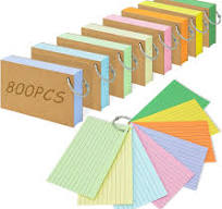 Study Cards White Ruled Index Cards, Ruled Record Card Flash Cards  Flashcards For Revision Flash Cards