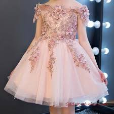 2019 Cocuk Abiye Modelleri Pudra Kisa Islemeli Omzu Acik Kabarik Tuk Etek 2019 Abiye Acik Cocuk Etek Islemeli Kab In 2020 Dresses Evening Dresses Fluffy Skirt