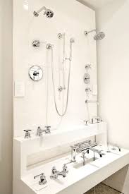 Large amounts of storage are not necessary or common for bathrooms these days. Waterworks Denver Showroom Eclectic Bathroom Design Bathroom Design Luxury Elegant Bathroom