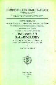 Teaching writing has its own challenges since there are some steps . Indonesian Palaeography A History Of Writing In Indonesia From The Beginnings To C A D 1500 By De Casparis J G Very Good Soft Cover 1975 Masalai Press
