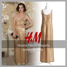 H M Maison Martin Margiela Gold Lining Maxi Dress Gown 6 Rita Ora Gowns Dresses Fashion Dresses