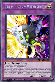 Während der schadensberechnung, falls ein monster deines gegners angreift (schnelleffekt): Light And Darkness Winged Kuriboh By Alanmac95 On Deviantart