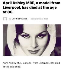 April Ashley (86) er død