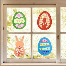 Farbiges kopierpapier, klebefilm, stifte zum bemalen,schere, bastelvorlagen osterglocken Sun Catcher Ostern Pdf Labbe