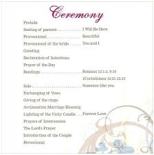 Seven Ways On How To Prepare For Example Of Wedding Ceremony Order Of Service Example Of W Ceremony Outline Wedding Ceremony Script Order Of Wedding Ceremony