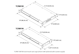 Tcrm195 196 19 1 Unit High Rack Chassis Tc Communications