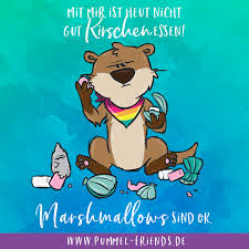 Mit Mir Ist Heut Nicht Gut Kirschen Essen Marshmallows Sind Ok Pummelandfriends Buddyandrocky Buddyundrocky Pummel Einhorn Horner Einhorn Geschenk