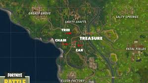 Fortnite season 5 continues with a new batch of weekly challenges for week 3. Fortnite Battle Royale Treasure Map Location For Battle Pass Season 3 Attack Of The Fanboy