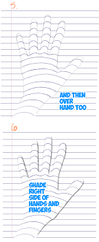 Step by step drawing lessons. How To Draw A 3d Hand On Notebook Paper Drawing Trick For Kids How To Draw Step By Step Drawing Tutorials