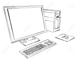 View computer pictures to see the latest desktop and mobile computer technologies. Desktop Computer Abstract Sketch Stock Photo Picture And Royalty Free Image Image 13597634
