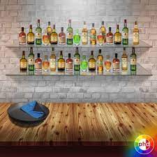Floating Bar Shelf Designer Glass