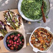Sharing brunch with family and friends is the perfect way to celebrate easter and create new traditions. A Garden Fresh Feast For Easter Dinner Martha Stewart