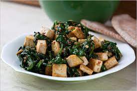 Spinach Tofu And Sesame Stir Fry Recipe Nyt Cooking