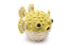 Check out knitted fish on ebay. Puffer Fish Extract From Crocheted Sea Creatures A Collection Of Marine Mates To Make Knitted By Vanessa Mooncie How To Make A Fish Plushie