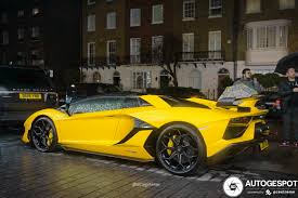 Base price for the 2020 lamborghini aventador svj roadster is $573,966 (plus a destination fee of $3,695). Lamborghini Aventador Lp770 4 Svj Roadster 19 M Rz 2020 Autogespot