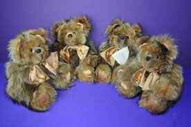 Teddy Bears From Raccoon Coat Memory Bear Raccoon Fur Coat Bear