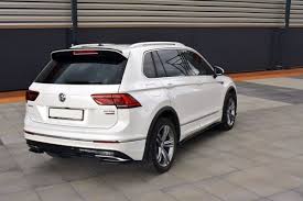 Introduced in 2007 as the second crossover suv model under the volkswagen brand. Heck Diffusor Seite L R Vw Tiguan Mk2 R Line Gloss Black Shop Volkswagen Tiguan Mk2 Maxton Design