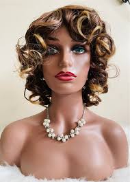 Ombre Curly Afro Synthetic Wig