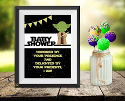Yoda Star Wars Gift Table Treat Table Candy Buffet Thank You Sign Baby Shower Birthday Par Star Wars Baby Shower Star Wars Birthday Party Gift Table Signs