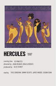 Hercules Movie Poster Wall Film Posters Vintage Film Posters Minimalist