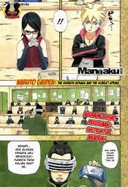 Manga boruto/komik boruto the next generation pertama kali terbit pada 9 mei 2016 dikarang oleh kodachi & ukyou merupakan manga lanjutan dari serial terkenal yakni naruto yang tamat beberapa saat lalu. Manga Anime Boruto Bahasa Indonesia