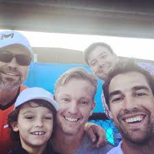 Bautista agut advances at barcelona open. Jeremy Chardy On Twitter Selfie With My Team My Coach Maggo The Champ 2002 Tompatennis Lucas His Son And Samduvall My Agent Australianopen Http T Co 7xyt3zav1h