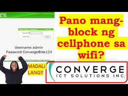 Sendcmd 1 db set telnetcfg 0 ts_upwd passwordbaru. How To Block Wifi Users Converge Zte Using Phone Herunterladen