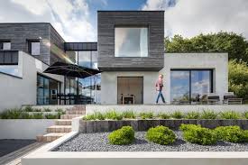 Jean Luc Hery Architecte Chez Famille Guillaume A Plougastel Daoulas Bretagne Paysagiste Hugo Campion Jardin Contemporain