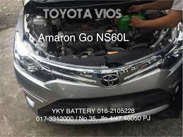 Kalu anda nak tahu perodua myvi baharu ini memenuhi piawaian eev peraturan euro 4. Bateri Kereta Toyota Vios Amaron Go Ns60l Auto Accessories On Carousell