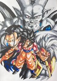 The first major villain of the series, a vain, tyrannical ruler who steals the heroes' spaceship when it crash lands on his planet. Dragon Ball Gt All Sagas Villains With Goku Art By Youngerjijii On Deviantart