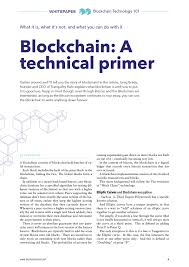 White papers are published on the web and in print by researchers, organization vendors and consultants. Blockchain Technology Whitepaper Blockchainconf