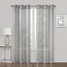 Check spelling or type a new query. Whittier Grey Metallic Sheer Gromme Window Panel 84in At Home