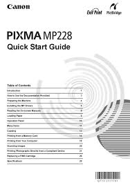 Free drivers for canon pixma mp210. Canon Pixma Mp228 Quick Start Manual Pdf Download Manualslib