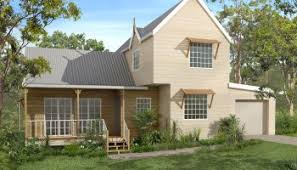 Only 35' wide, this beach house will fit well on a narrow lot. Beach Coastal House Plans Australia Australian Coastal Home Plans Australian Beach House Plans Luxury Beach House Plans