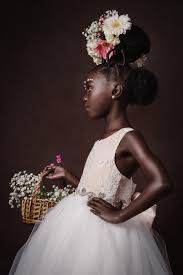 Best black flower girl hairstyles from 14 adorable flower girl hairstyles.source image: Couture Flower Girl Inspiration From Creative Soul Munaluchi Bride