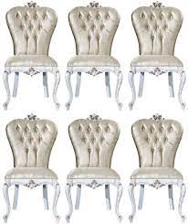 Find your table the perfect match with dining chairs in your taste. Casa Padrino Luxury Baroque Dining Room Chair Set Gold Antique White Gold 57 X 65 X H 113 Cm Kitchen Chairs Set Of 6 Baroque Dining Room Furniture Noble Magnificent