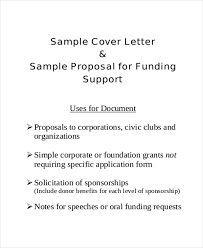 Sample Cover Letter For Project Proposal Sample Cover Letter