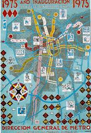 The metro de santiago first opened in chile in 1975, and today currently serves around 2,300,000 people every day, making it the second longest in latin america and the 4th largest in the americas by annual passenger rides. Transit Maps Historical Map Inauguration Poster For Metro De Santiago De Chile 1975