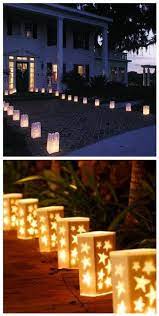 Needs Decorating Ideas For This Space Weddingbee Candle Bags Outdoor Party Lighting Diy Outdoor Lighting