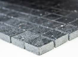 Kunststeine sind werkstoffe, die mit verschiedenen zuschlägen wie sand, gebrochenen glas, spiegel und gestein oder farbpigmenten zusammengesetzt und mit zement oder harz gebunden sind. Mosaik Fliese Quarz Komposit Kunststein Artificial Schwarz Mos46 Asm22 M