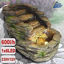 Amur Solar Gartenbrunnen Brunnen Solarbrunnen Zierbrunnen Vogelbad Wasserfall Gartenleuchte Teichpumpe Springbr Gartenbrunnen Solarbrunnen Wasserspiel Garten