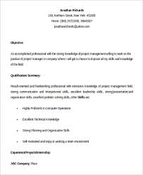 Build credibility, establish rapport and maintain communications with stakeholders at multiple levels, including those external to the organization. Free 9 Project Manager Resume Samples In Ms Word Pdf
