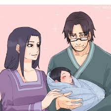 Mikoto Fugaku And Sarada Naruto Engracado Sarada Uchiha Desenhos De Anime